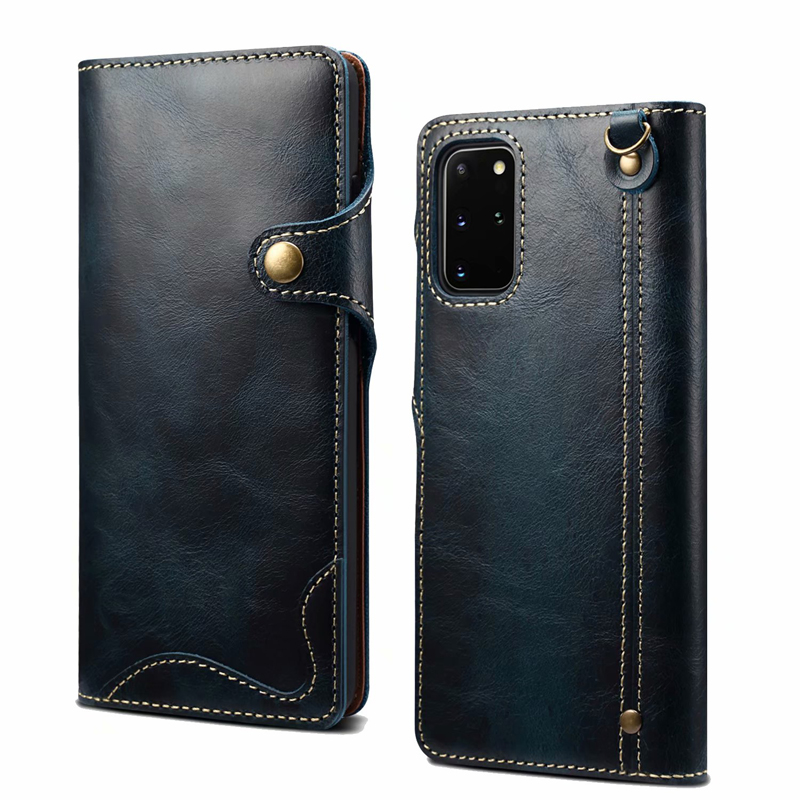 Bao Da Dạng Ví Chính Hãng Cho Samsung Galaxy S20 Ultra S20 + S20 Plus Ốp Mềm Có Túi Dây Đeo Tay