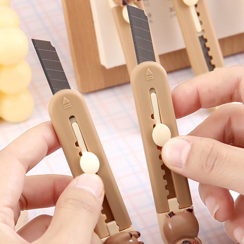 Dễ thương capybara dao tiện ích mini xách tay cắt cắt giấy dao