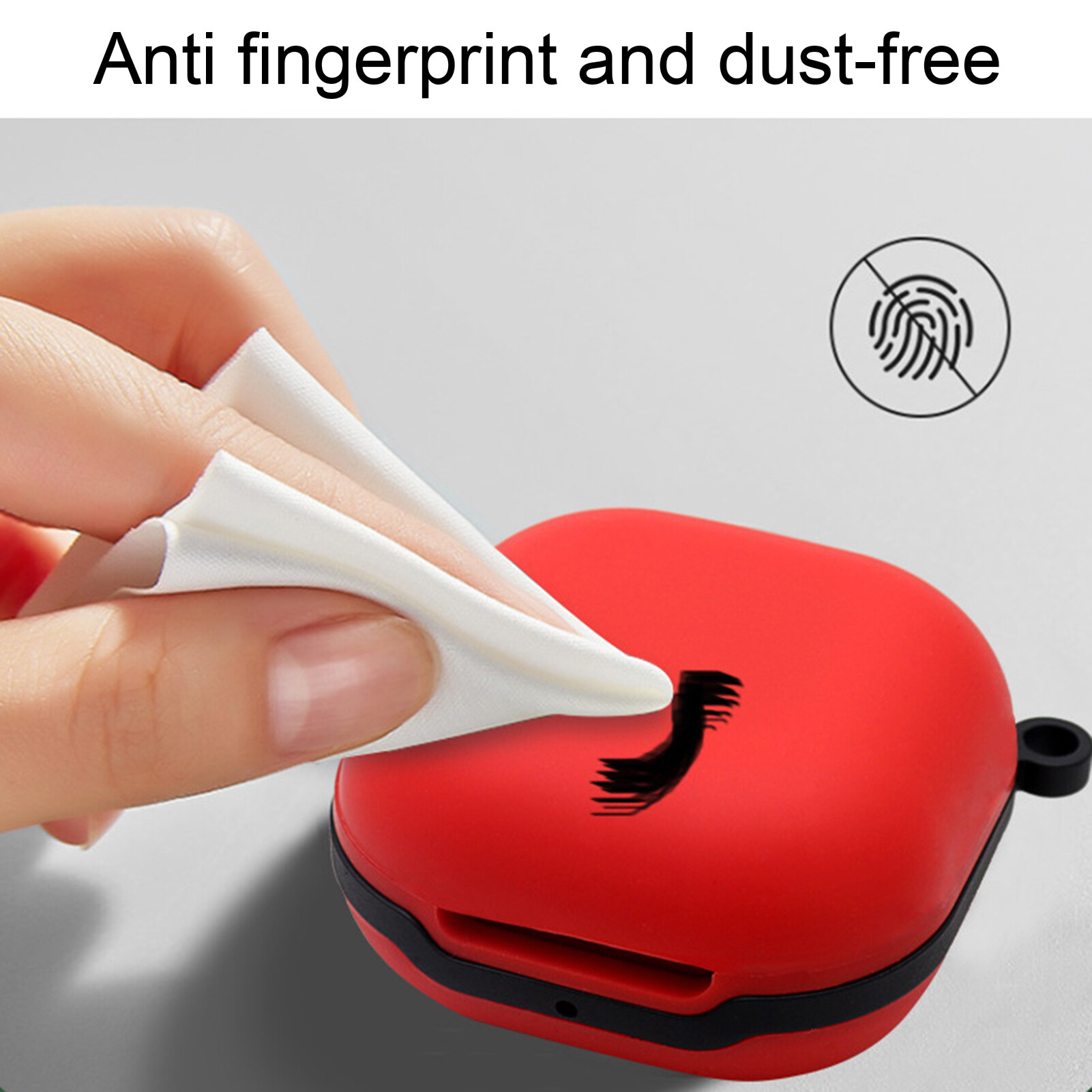 Earphone Case Shockproof Soft Silicone Wireless Bluetooth-compatible Headset Protective Cover for Samsung Galaxy Buds 2/Live Earphone Shell Soft