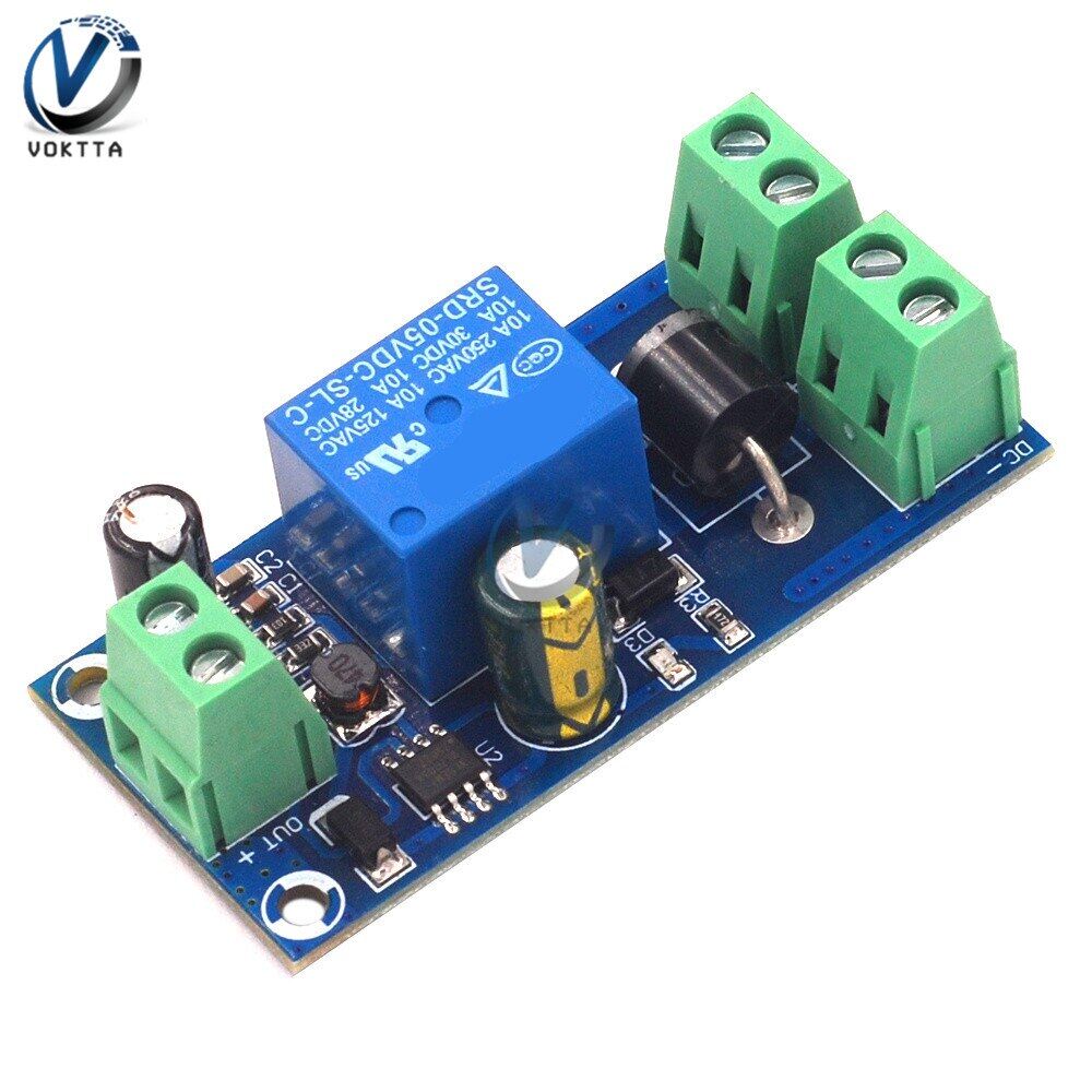 VOKTTA Mô-đun Bảo Vệ Tắt Nguồn 5V-48V/12V-48V Nguyên Bản, Mô-đun Chuyển Mạch Tự Động Bộ Nguồn Pin Cắt Khẩn Cấp UPS Bảng Điều Khiển 12V