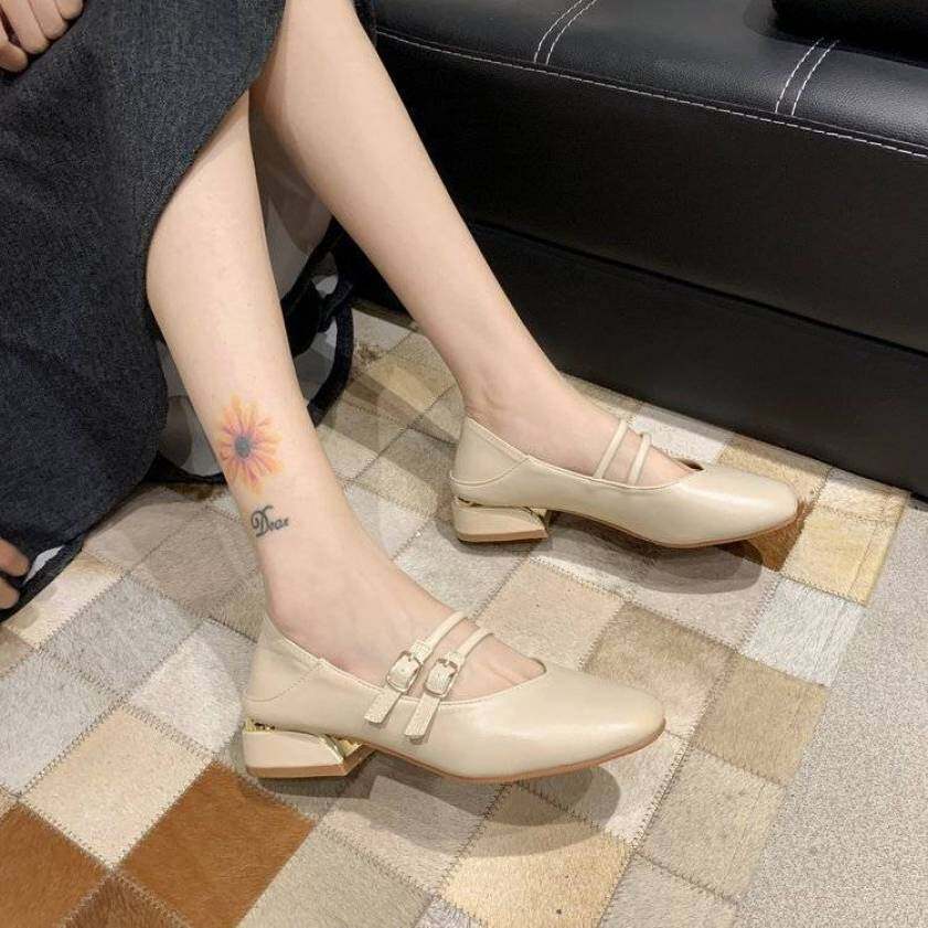 Giày Nữ Mary Janes Cổ Điển Giày Bé Gái Giày Đi Học Giày Búp Bê Cho Nữ Giày Ba Lê Đế Bằng Cho Nữ Giảm Giá 090112 giá rẻ