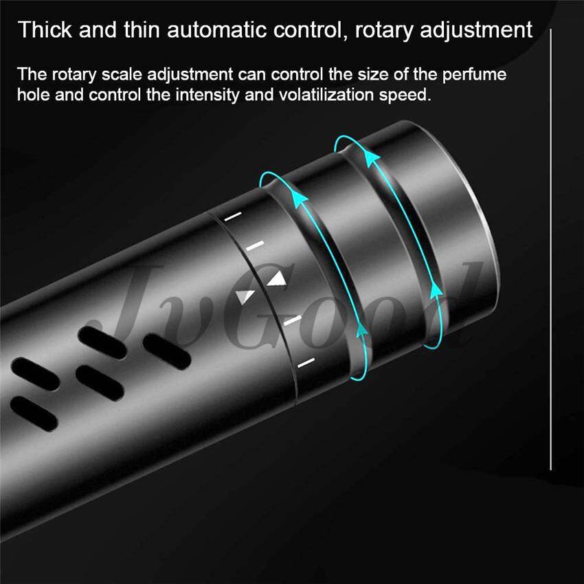 JvGood Car Solid Perfume Car Air Freshener Auto Perfume Essential Oil Diffuser Car Solid Aroma Stick Car Fragrance Diffuser Vent Clip Long-lasting Fragrance - Black