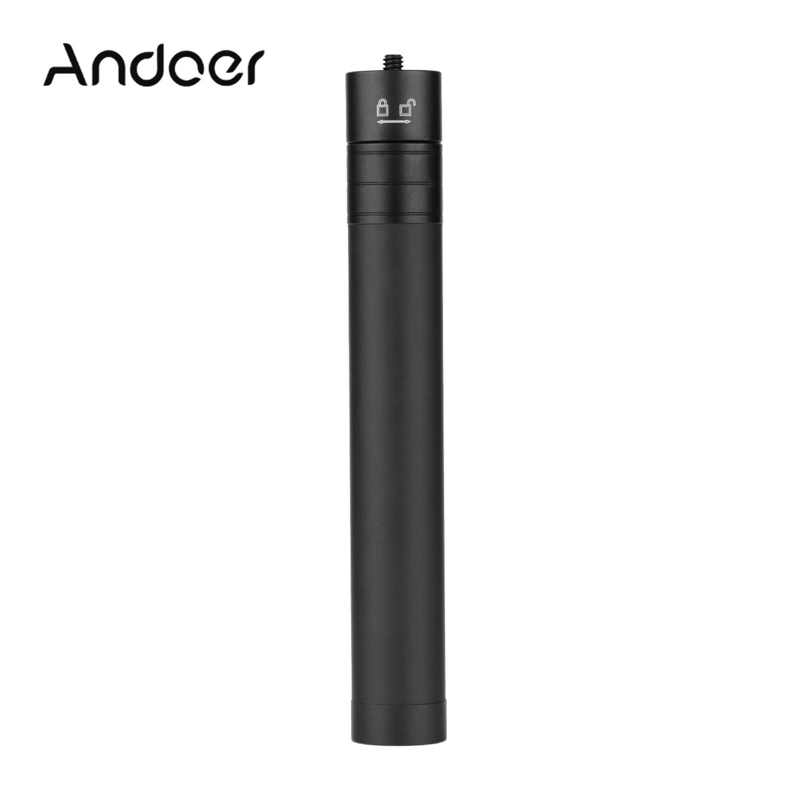 Telescopic Stabilizer Extension Rod Max. Length 73cm Aluminum Alloy Pole with 1/4 In-ch Screw and Screw Hole for Gimbal Stabilizer zhiyun Feiyu