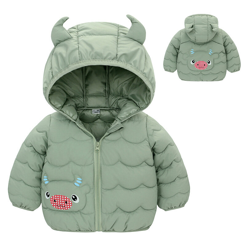 IQANGEL children's warm clothes Boys and Girls Lightweight Down Jackets kids hooded down jacket