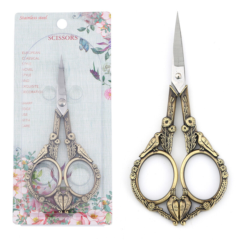 Stainless Steel Vintage Scissors Bird Style Sewing Fabric Cutter Embroidery Scissors Tailor Scissor Thread Scissor Tools For Sewing Shears
