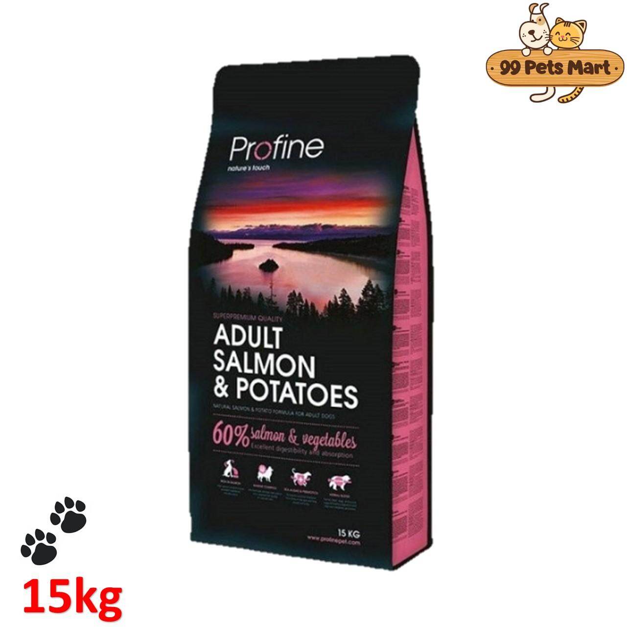 salmon and potato dog food 15kg