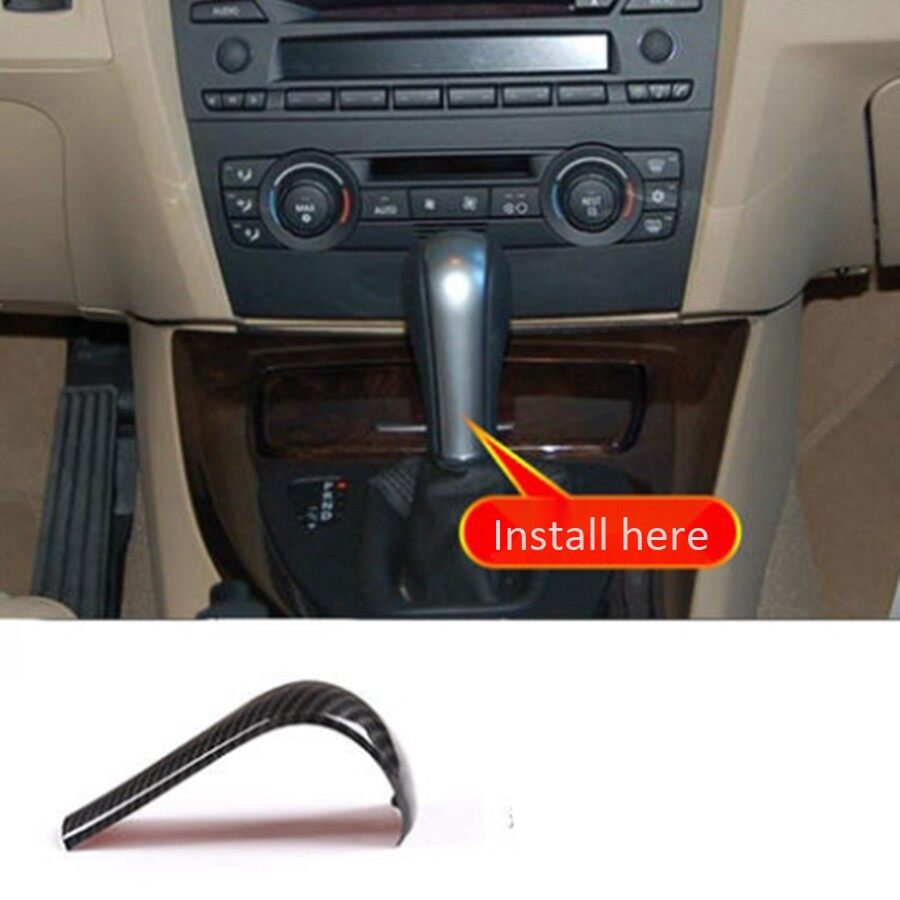 ZR Bọc Cần Số Sợi Carbon Cho BMW 5 Series E60 X3 E83 6 Series E63 X5 E53