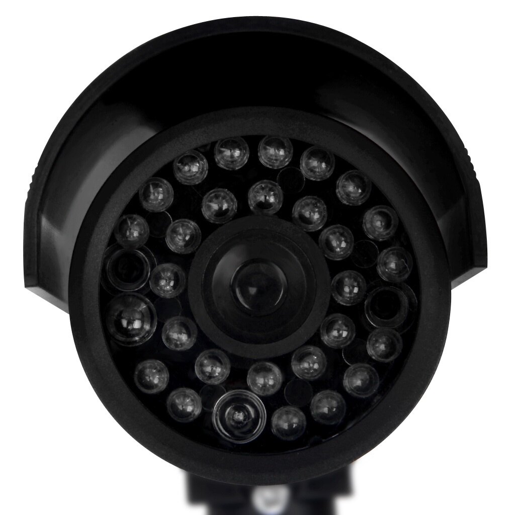 Outdoor CCTV Camera Waterproof Wireless Surveillance Dummy Fake CCTV Security Camera with LED Flash