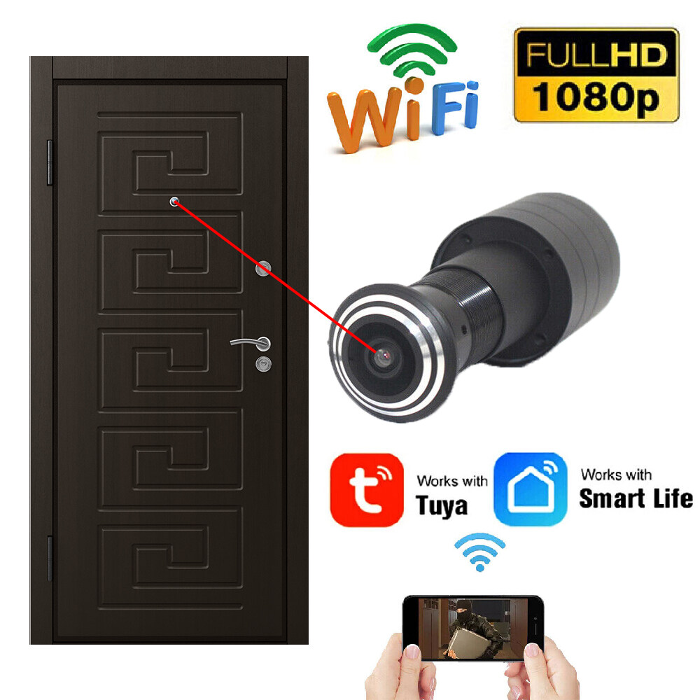 Wireless Door Peephole Viewer 1080P Mini Door Camera TUYA Wifi Port Eye  Hole IP Cam 4MP CCTV Wide Angle Lens 1.6mm with Two Way Audio Romote  Monitoring Control Motion Detection | Lazada