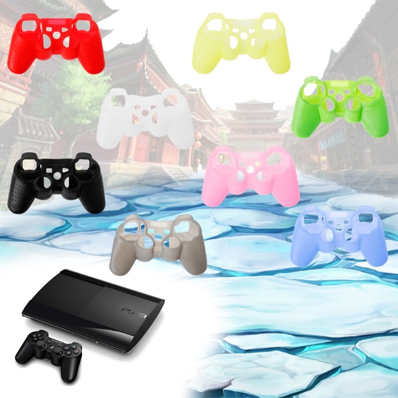 Soft Silicone Protective Cases For PS3 Gamepad for Case Console Controller Game Accessories Joystick Cover for Shell Ski