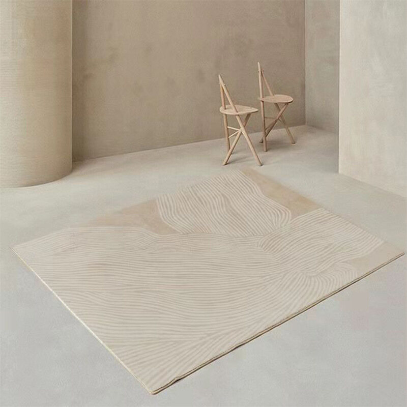 Living Room Floor Carpet European Simple Carpet Chair Mat Geometry Mat Living Room Floor Carpet Tea Table Sofa Thicken Bedside Blanket Mat Full Of Non Slip Mat Soft Carpet Rug Household Floor Mat Tatami Carpet