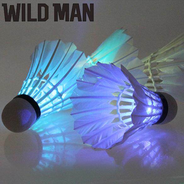(Ready) Dark Night 4 Pcs Colorful LED Badminton Feather Shuttlecock Shuttlecocks Ne
