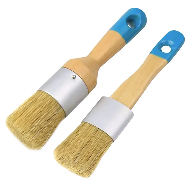 2pcs Chalk Wax Paint Brush Set For Furniture Diy Painting And Waxing Tool Milk Stencils Natural Bristles Lazada Singapore 2pcs Chalk Wax Paint Brush Set For, Milk Paint Furniture Wax