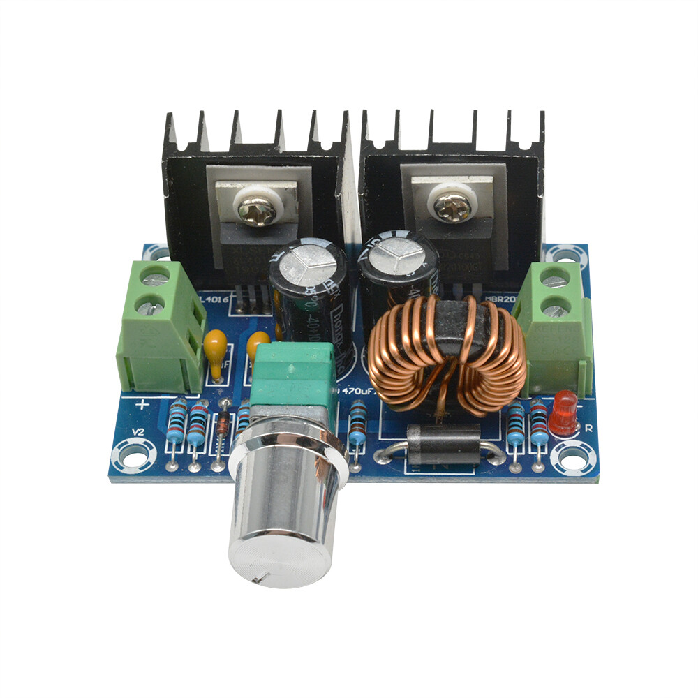 DM Bộ Chuyển Đổi Buck DC-DC XL4016 Mô Đun Điện Áp Hạ Áp 1.2V-36V 8A 100W
