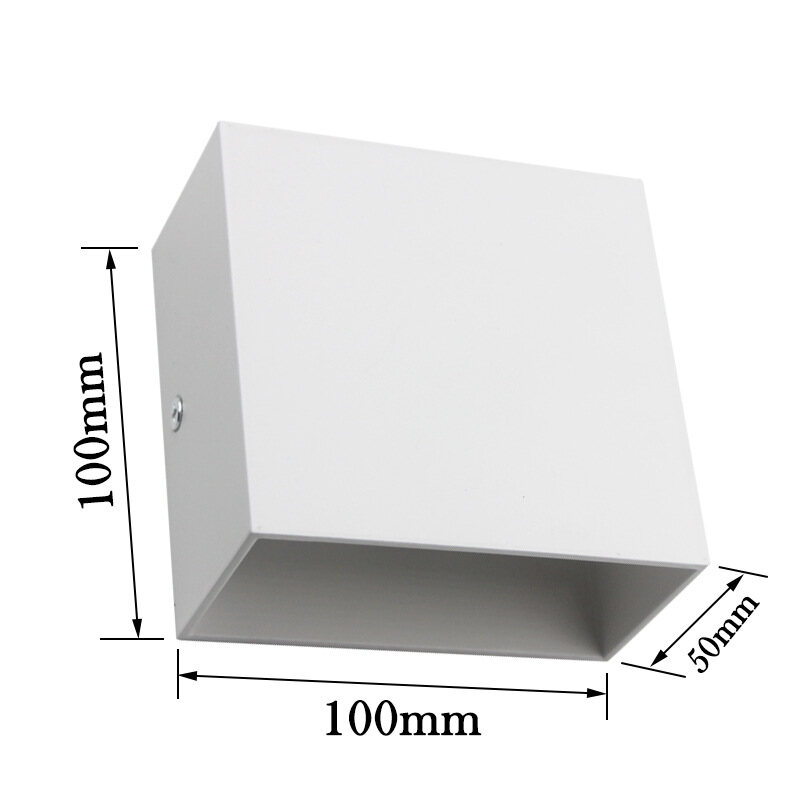 LED Indoor Lighting Wall Lamp Modern Home Lighting Decoration Sconce 6W Aluminum Lamp AC85-265V For Bath Corridor