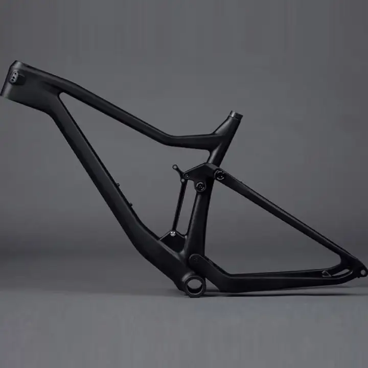 carbon full suspension mountain bike frame