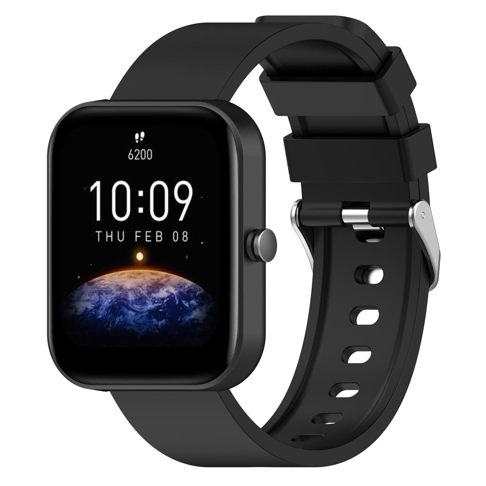 For Amazfit Bip 3 20mm Steps Style Silicone Watch Band