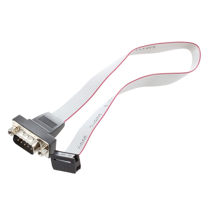 Db9 rs232 to 10 pin ribbon cable connector adapter