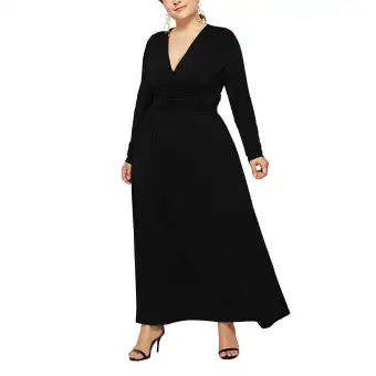 plus size maxi swing dress