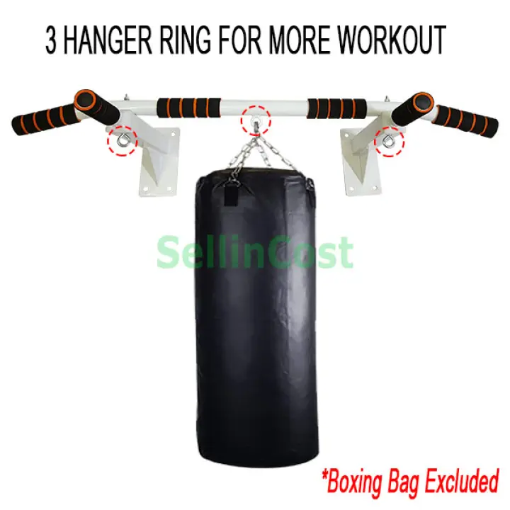 Sellincost Pull Up Chin Up Bar Wall Mounted Punching Boxing Bag