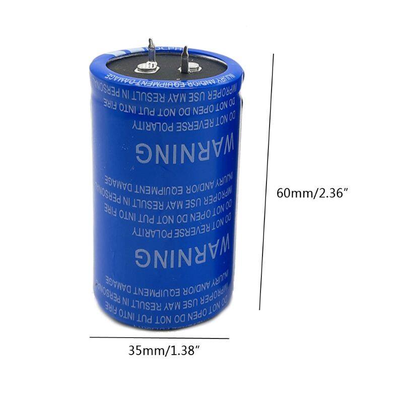 2.7V 500F Super Capacitor Volume 60x35mm Vehicle Rectifier Ultracapacitor Electrical Component