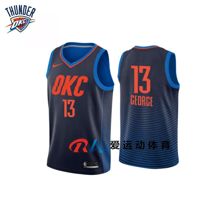 paul george grey jersey