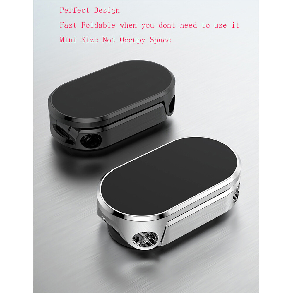 Folding Car Mobile Phone Bracket Base Strong Magnetic Suction 360 Degree Rotating Adjustable Height Air Outlet Navigation Holder