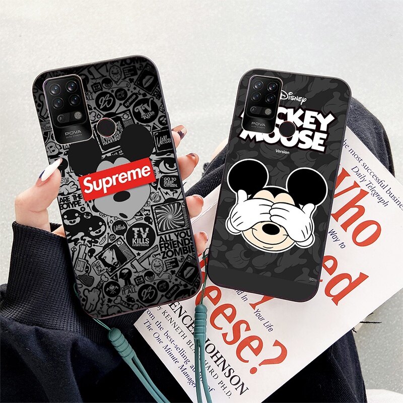 Tecno Pova LD7 Casing Mickey Mouse Cartoon Shockproof Phone Case