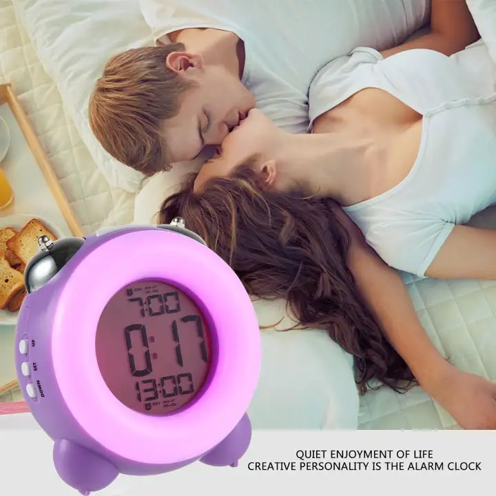 Leegoal Loud Alarm Clock For Heavy Sleepers Dual Optional Setting Night Light Bedside Digital Kids