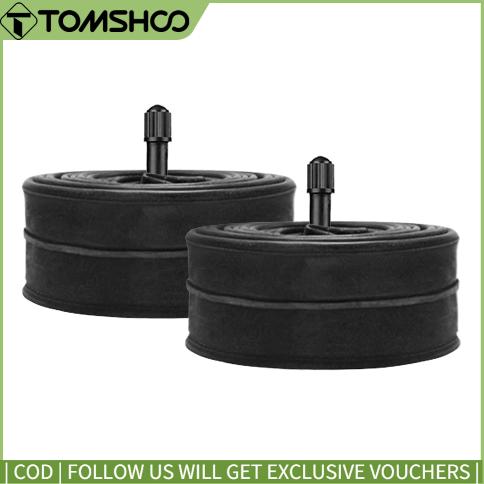 Topp Cycling 2PCS Bicycle Inner Tubes Bike Tubes Butyl Road Bike Inner Tyres Schrader/Presta Valve Tubes Replacement