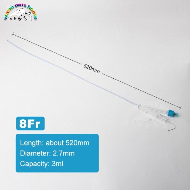 TwoWay Foley Canine Urinary Catheter With Balloon 2 Way Foley Dog