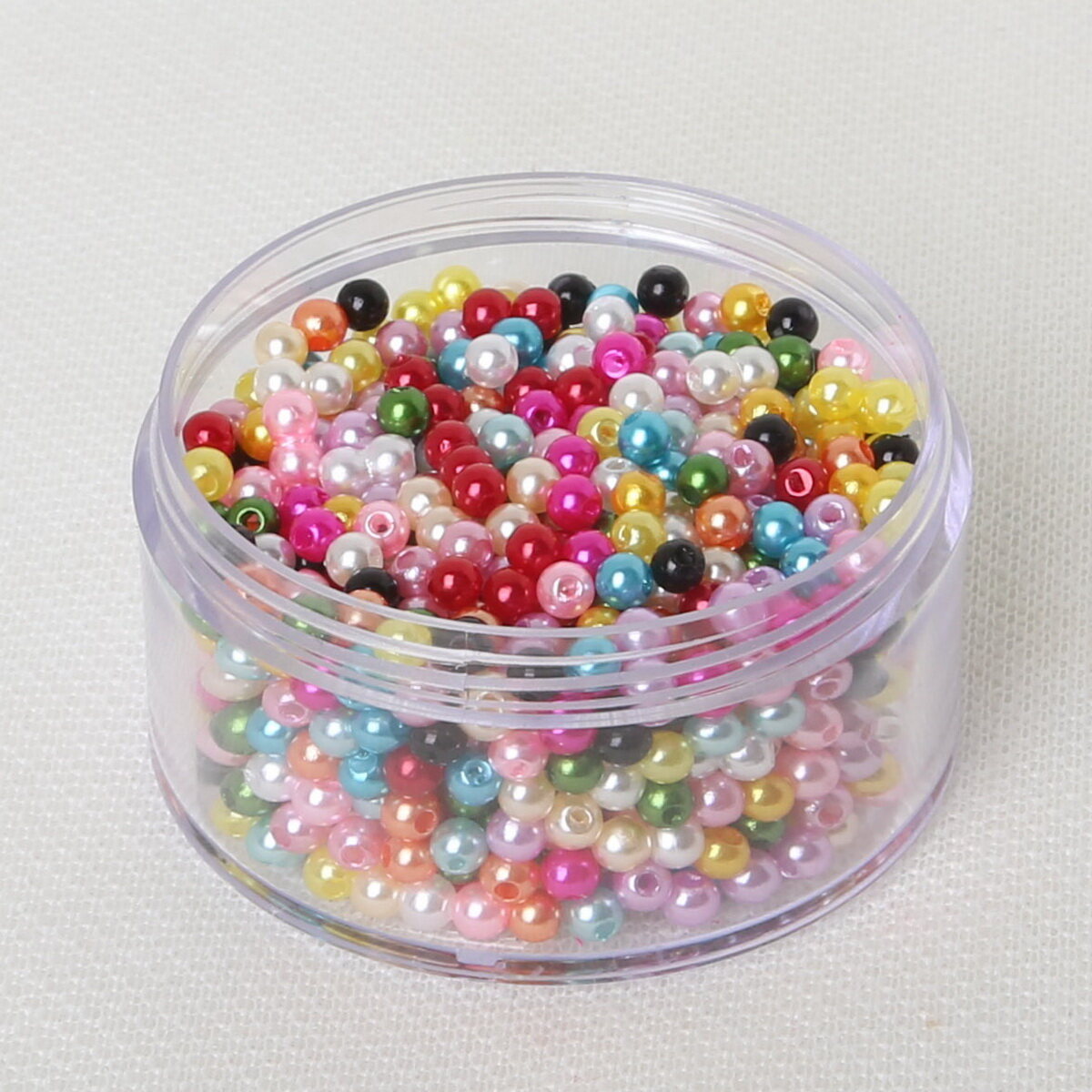 1000pcs ABS Imitation Pearl Beads 4mm Round Loose Beads For Fashion Jewelry Making DIY Bracelets