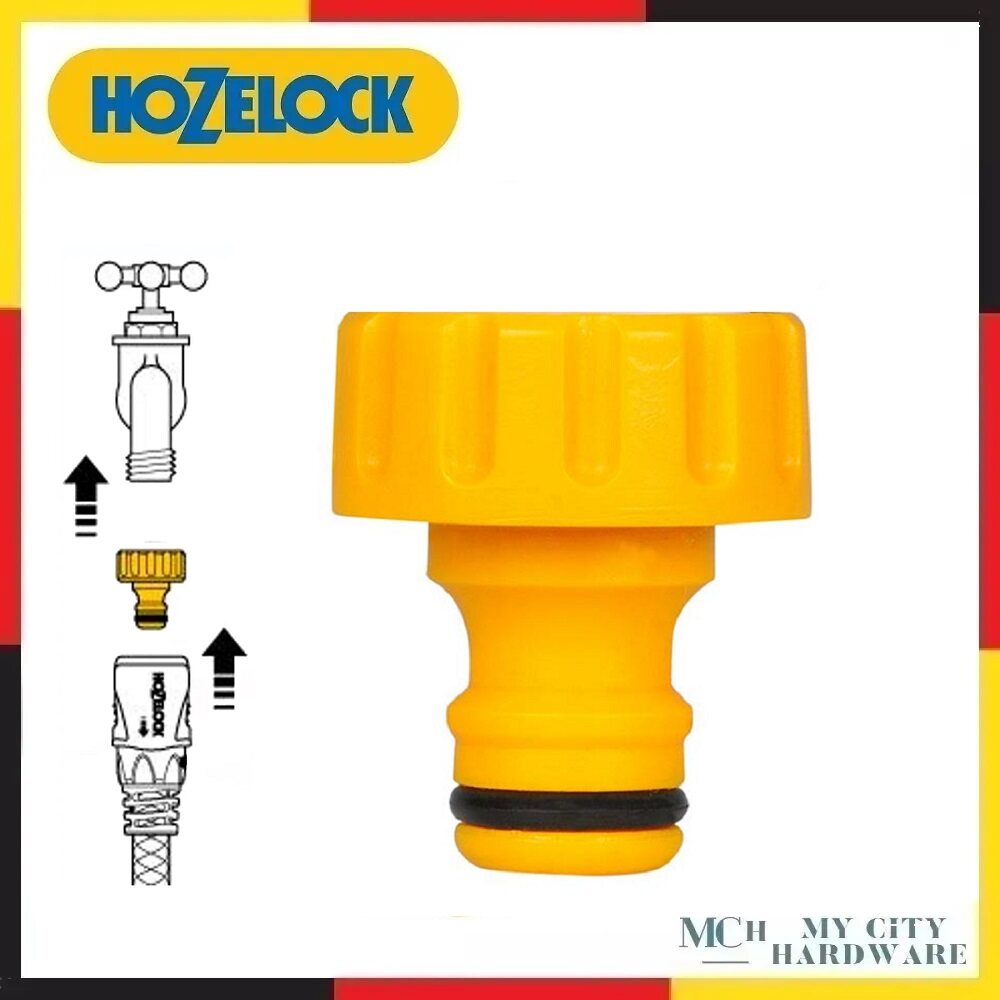 HOZELOCK 100000604 3/4" Outdoor Tap Connector, Watertight Connector, Adaptor to Connect a