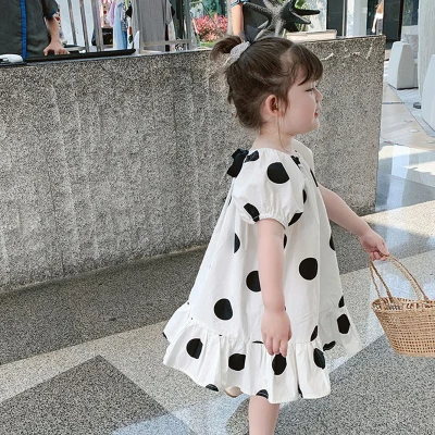 loveingbaby Summer New Children's Sweet Dress Girl's Polka Dot Princess Skirt Children's Skirt