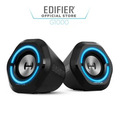 Edifier G1000 - 2.0 Gaming Speaker with Bluetooth 5.0 AUX USB Audio RGB Lighting Inline Remote