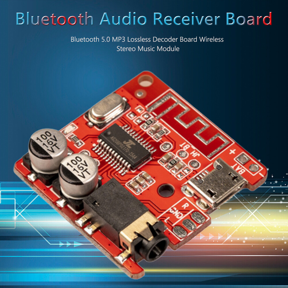 【Avivahc】DIY Bluetooth Audio Receiver Board Bluetooth 5.0 MP3 Lossless Decoder Board Wireless Stereo Music Module
