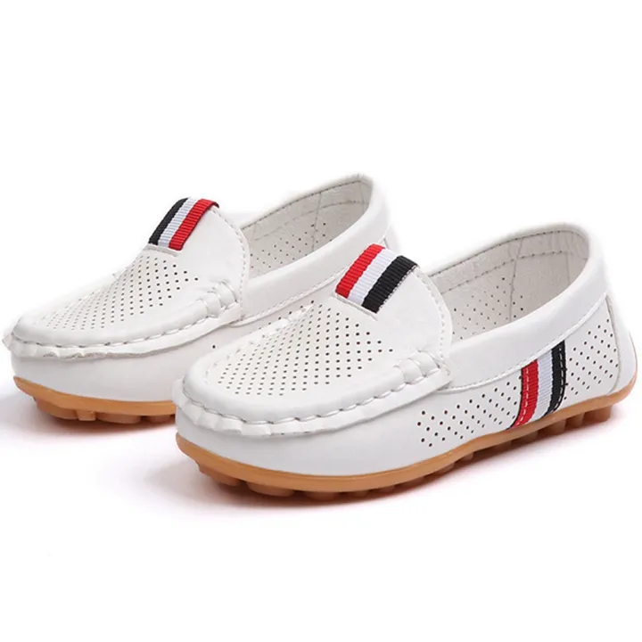 Boys white leather shoes Clearance