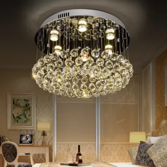 modern crystal flower chandelier ceiling fan