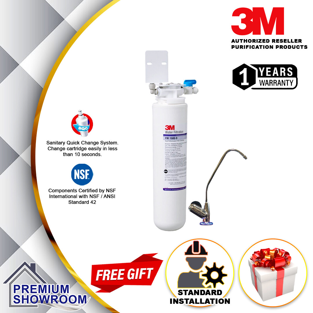 3M Undersink Drinking Water Filter System FM1500B / 3M Water Filter