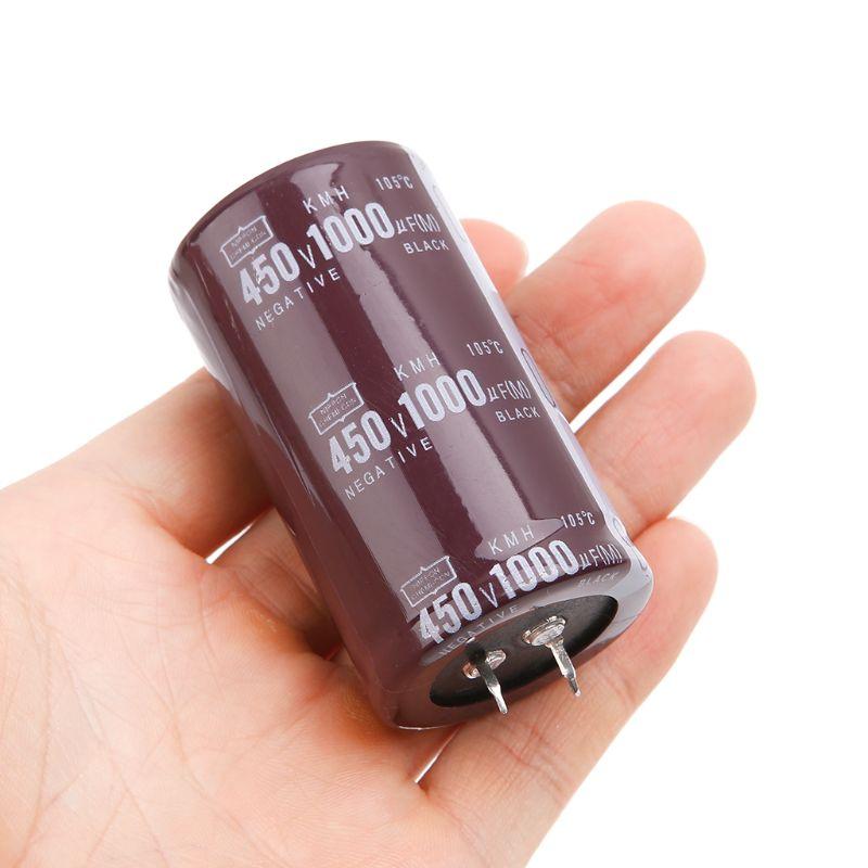 Tụ Điện Phân Nhôm 450V 1000UF Tần Số Cao Thể Tích 35x60