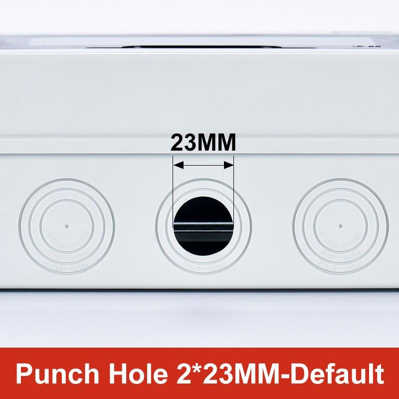 Hộp Phân Phối Điện Bằng Nhựa 5 8 12 15 18 24 Cách Hộp Ngắt Mạch Bảng Mạch Dây Nối MCB Chống Nước IP65 Ngoài Trời