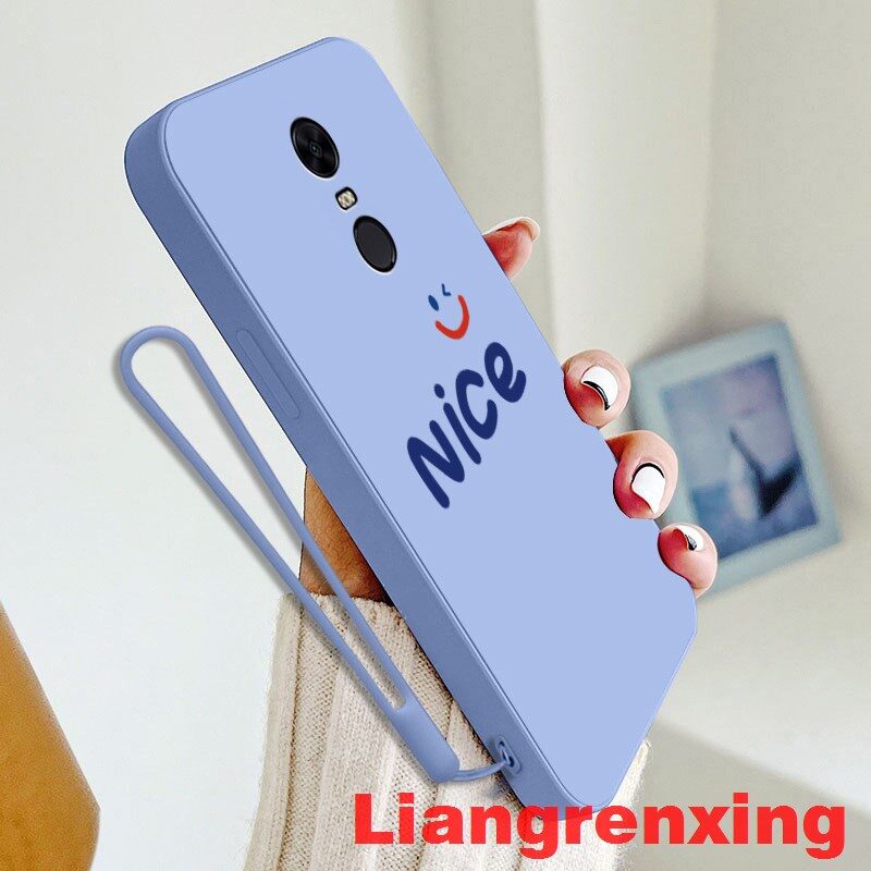 Casing redmi 5 plus phone case Softcase Liquid Silicone Protector Smooth shockproof Bumper Cover new design YTNC01