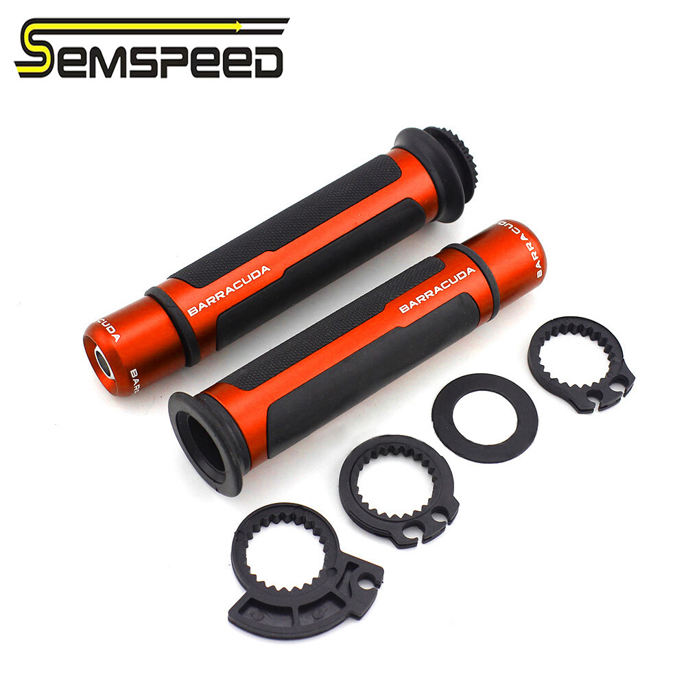 SEMSPEED Universal 7/8'' 22mm Motorcycle Handle bar Handlebar Grips Ends For Honda ADV150 ADV160 FORZA 350 300 250 125 PCX 150 125 Click Vario 150