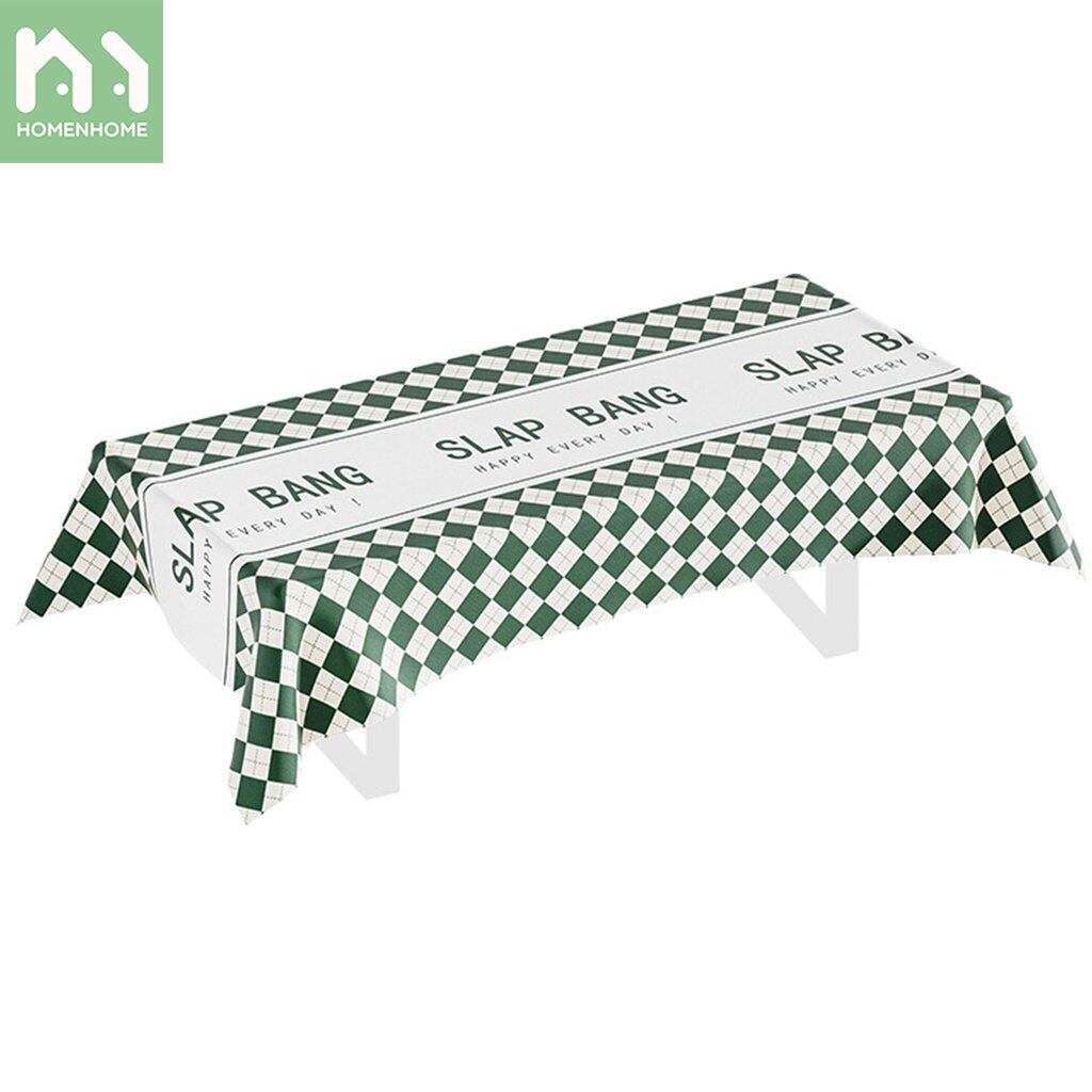 Homenhome ins Wind waterproof oil proof wash free rectangular pvc table mat
