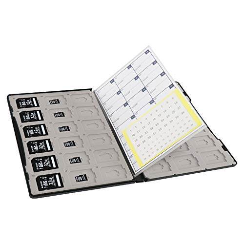 ELECOM Memory Card Case 72 Sheets Storage (SD card 36 Sheets + MicroSD ...
