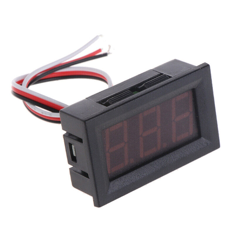 1PCS/2PCS Red/Blue/Green DC 4.5-30V 0.36 Inch 2 Wire Mini DC Voltmeter Digital Voltmeter Tester
