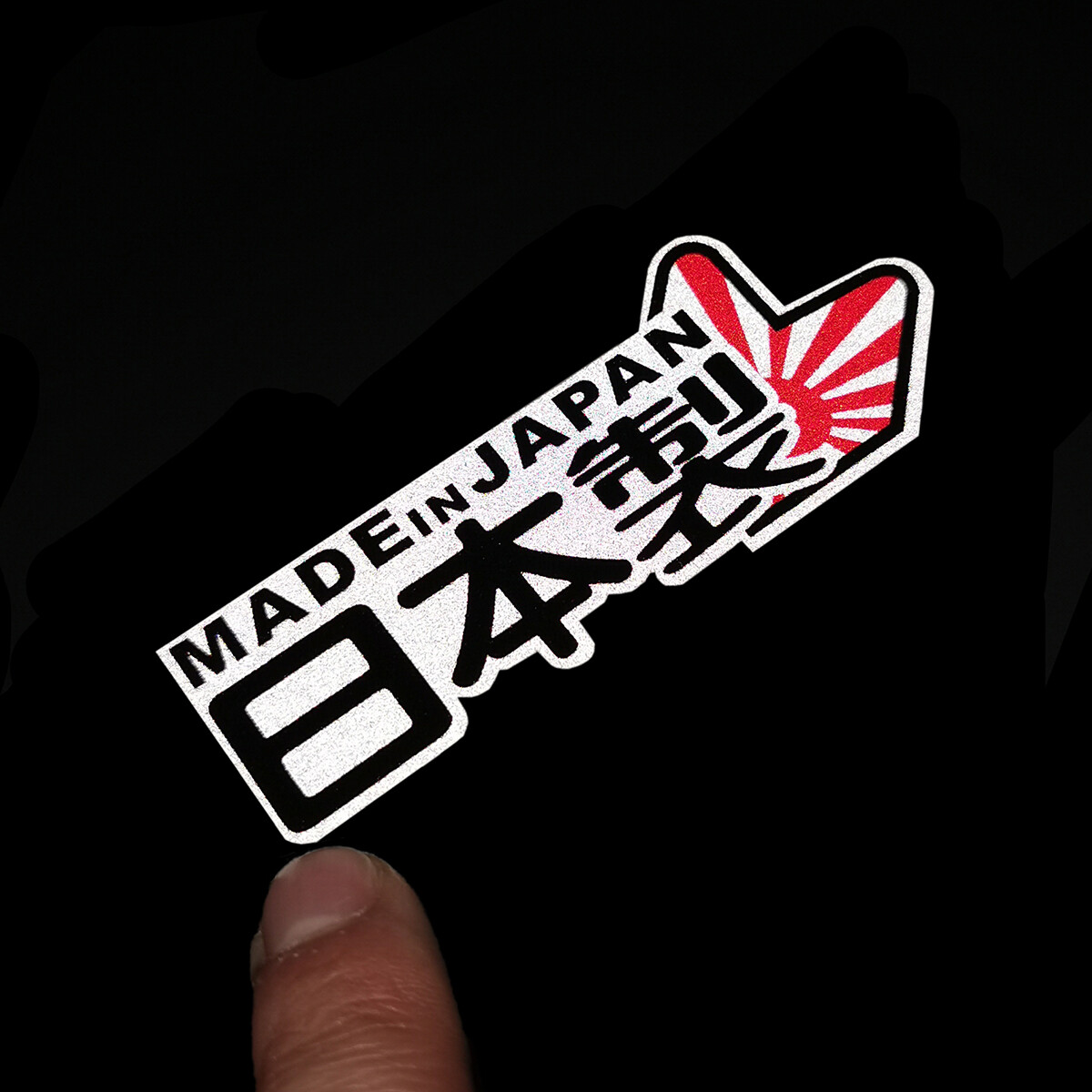 JDM Reflective Motorcycle Sticker Car Decals