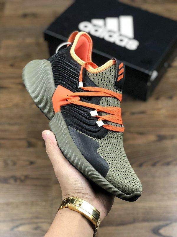 2019 Terbaru Adidas_men/Wanita Alpha Bounce Bola Basket Olahraga Lari Sepatu