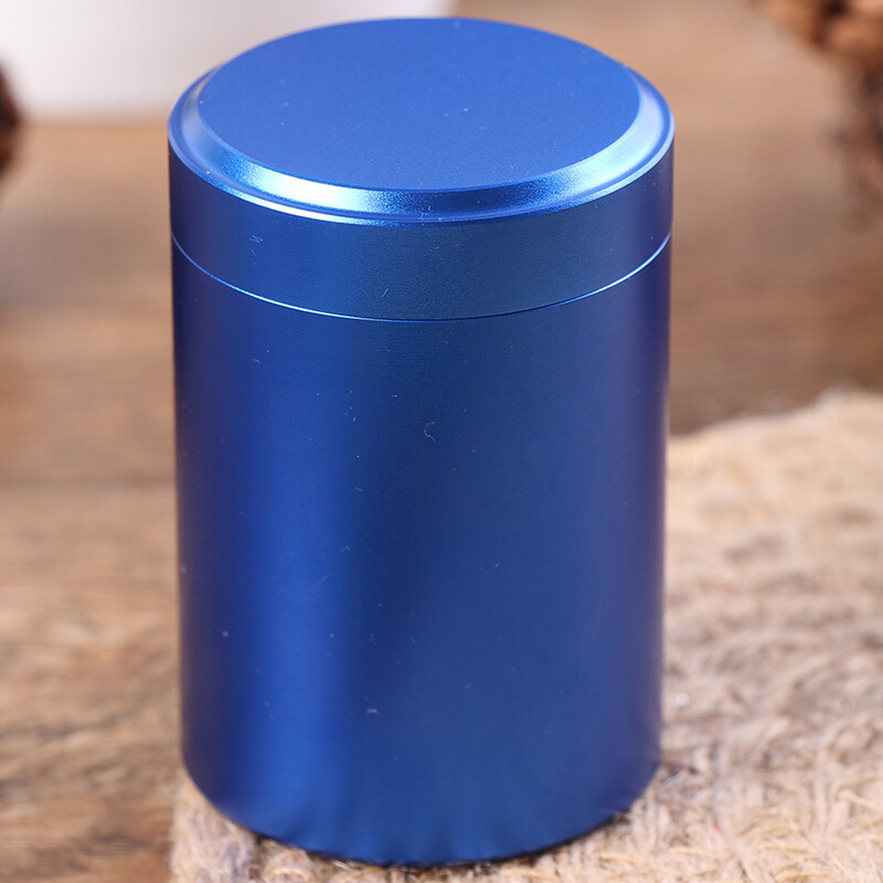 Mini Metal Box Storage Aluminum Tea Can Travel Portable Jar Sugar Coffee Caddy