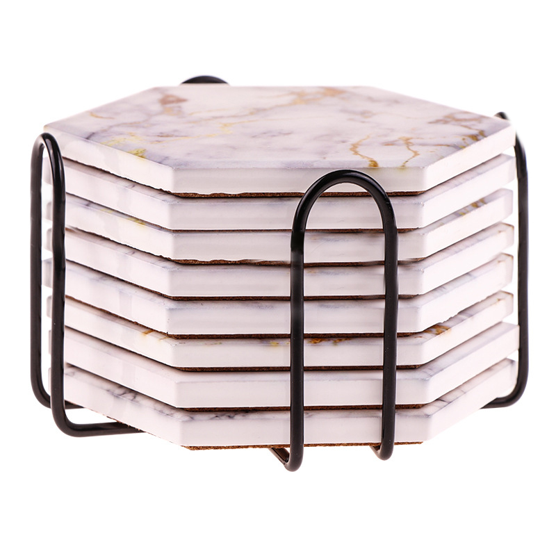 ECOTOPIA Dhanabadee Absorbent Coaster D10020 MARBLE 01 - Ecotopia ...